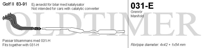 Simons Spruitstuk VW Golf II 1983-1991