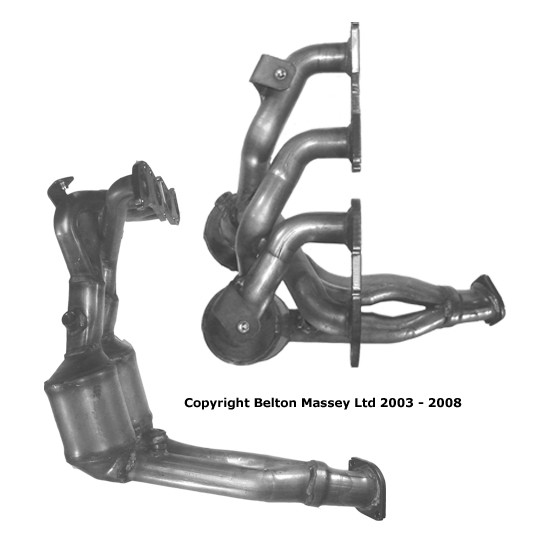 Alfa Romeo SPIDER 2.0 JTS (937A1 eng; maniverter) Magnaflow CAT
