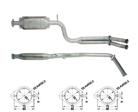 Mercedes 230CE 2299 cc 97 Kw / 132 cv C124 Magnaflow CAT Bouwjaa