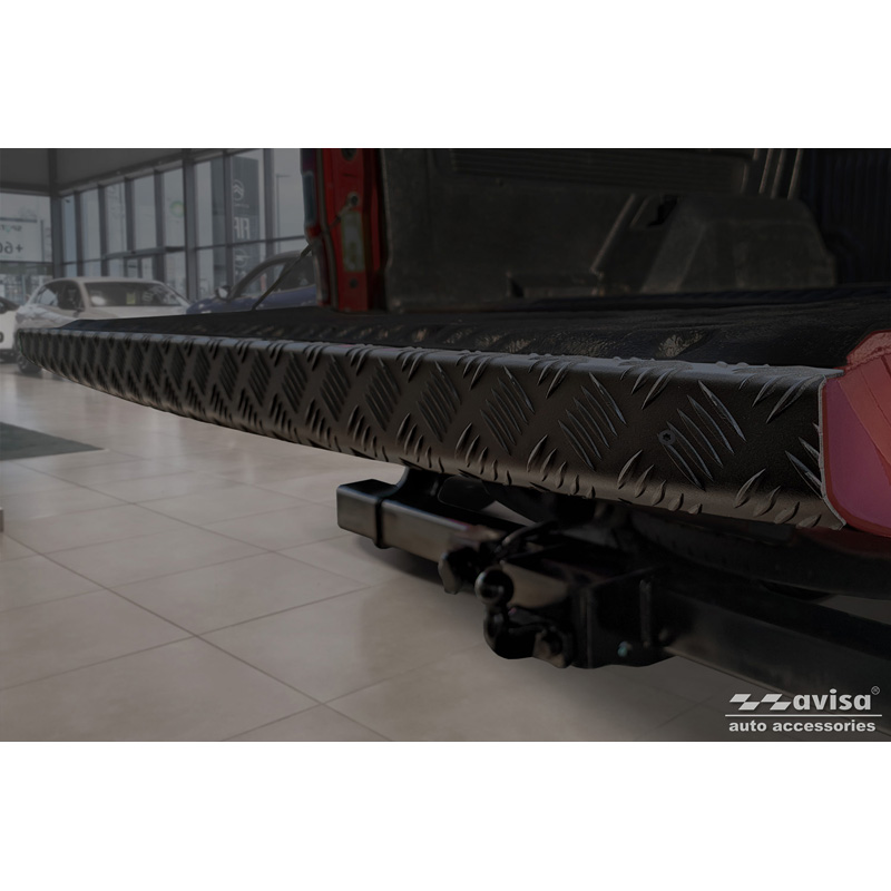 Aluminium Pickup Achterklep beschermlijst  Ford Ranger 2011-2022 - Zwart