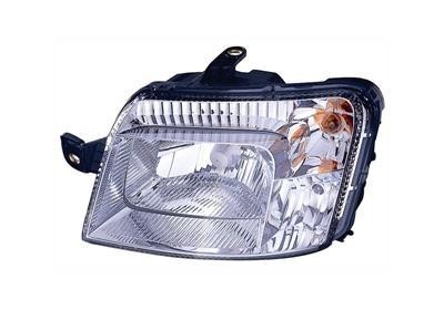 koplamp, H4, elektr verstelb, incl motortje, rechts,-2009 Fiat P