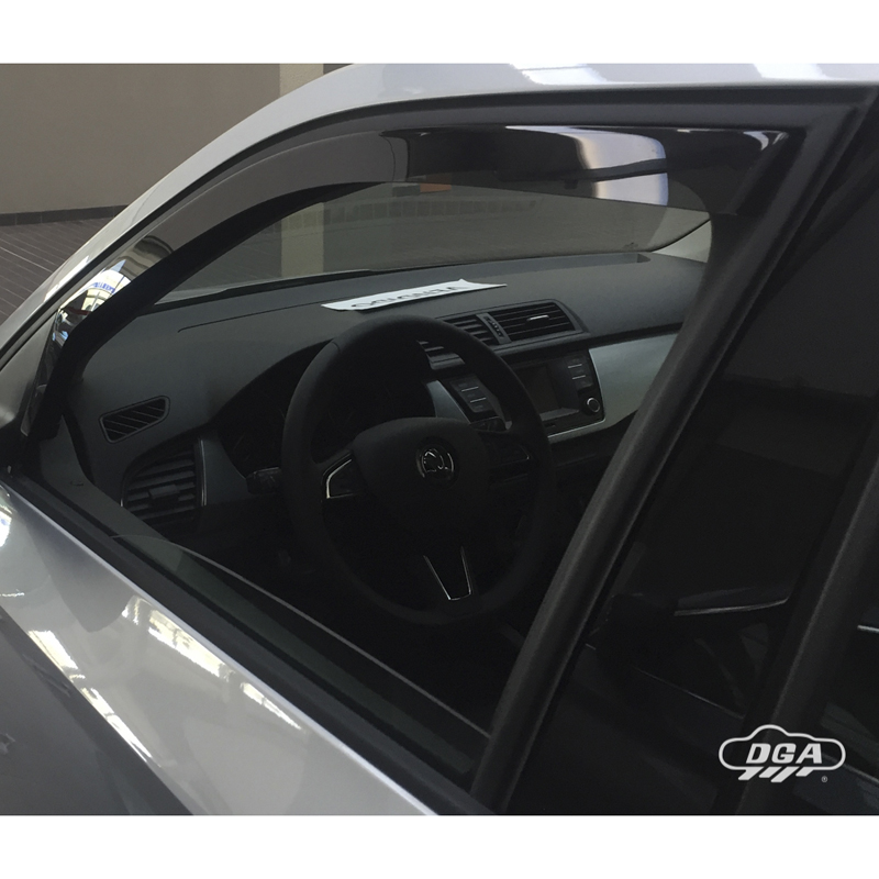 DGA Zijwindschermen  Skoda Fabia III (NJ) HB 5-deurs/Kombi 2014-2021 (2-delig)