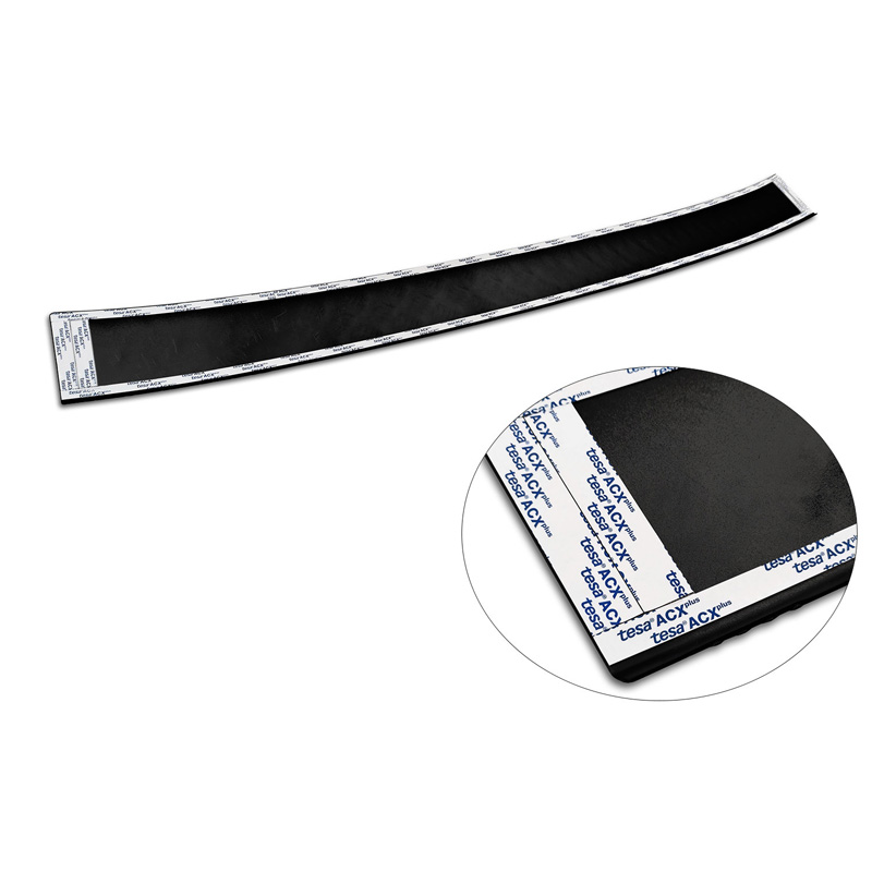 Matzwart Aluminium Achterbumperprotector  Opel Movano / Renault Master II / Nissan NV400 2010-2018 & 2018-2021 'Riffled Plate'