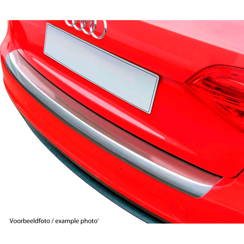 ABS Achterbumper beschermlijst  BMW 5-Serie G30 Sedan 'M' Sport Facelift 2020- 'Brushed Alu' Look