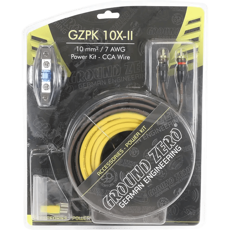 Ground Zero GZPK 10X-II Kabelkit tot 500 Watt