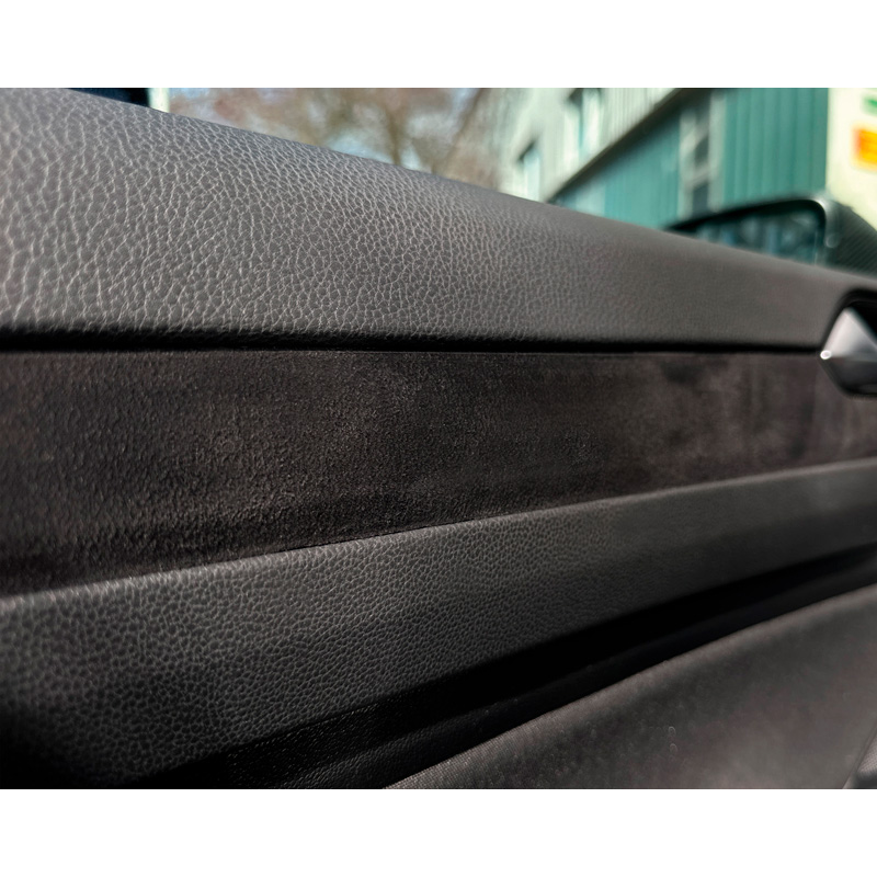 Foliatec Cockpit Designfolie Panther Wrap (Alcantara-Look) - Zwart - 15x140cm