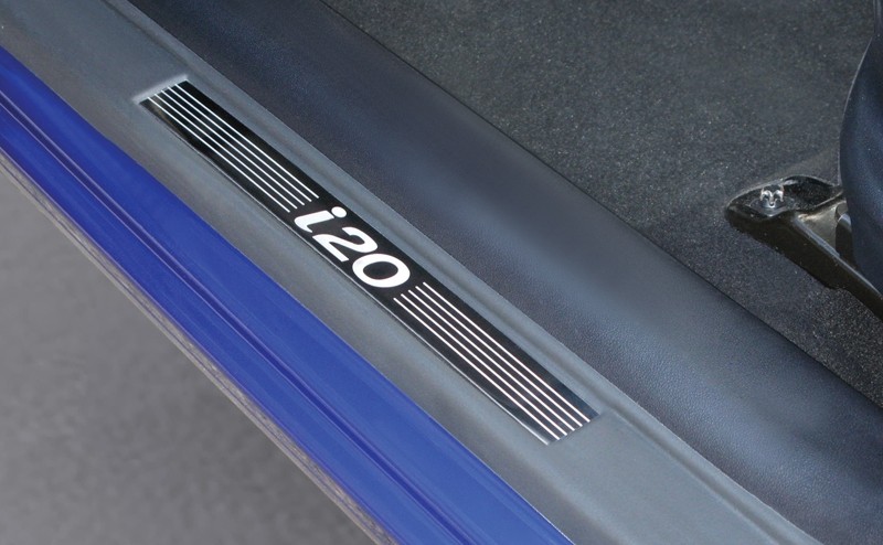 Instaplijsten Hyundai I20 1/2009- 5 deurs RVS Geborsteld