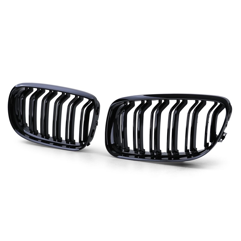 Grill Nieren BMW E92, E93 09-12 Glans Zwart