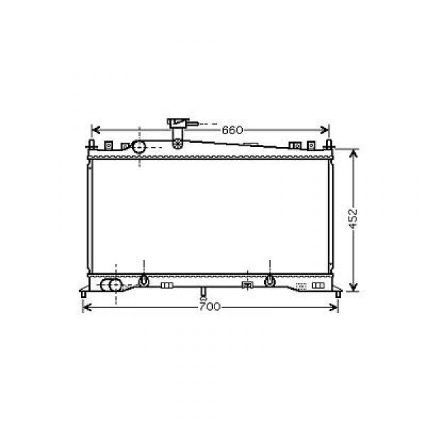 Radiator Mazda 6 02->> 375x677x16 1.8/2.0 +/-AC