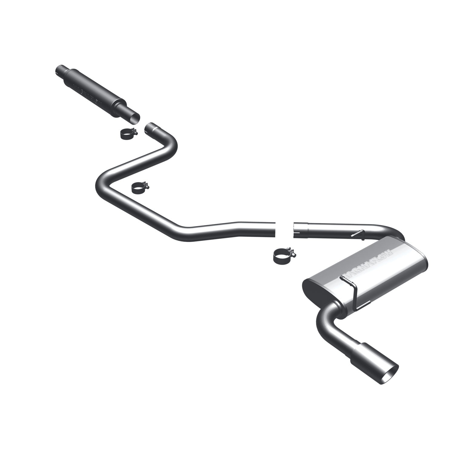 Pontiac Cat-Back 08 G6 3.5L sedan/coupe Magnaflow Cat-Back