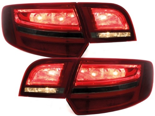 Achterlichten Audi A3 8P Sportback 04-08 Rood/Smoke