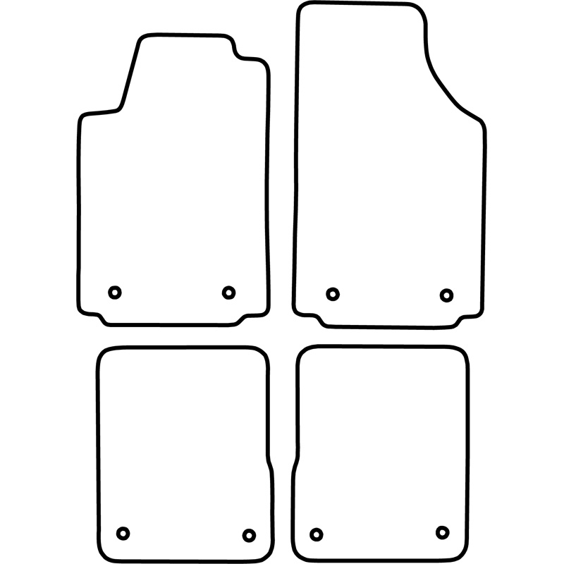 Automatten  Audi A2 2000-2005