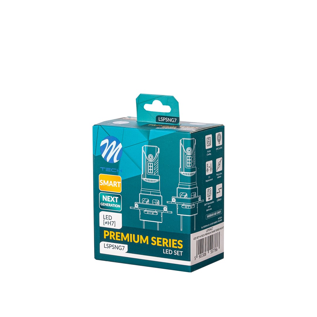 H7 LED Lampen M-TECH Premium Smart Series Canbus