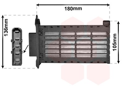 RADIATOR KACHEL Diesel 170x94x14 ALFA ROMEO GIULIETTA 04/10+