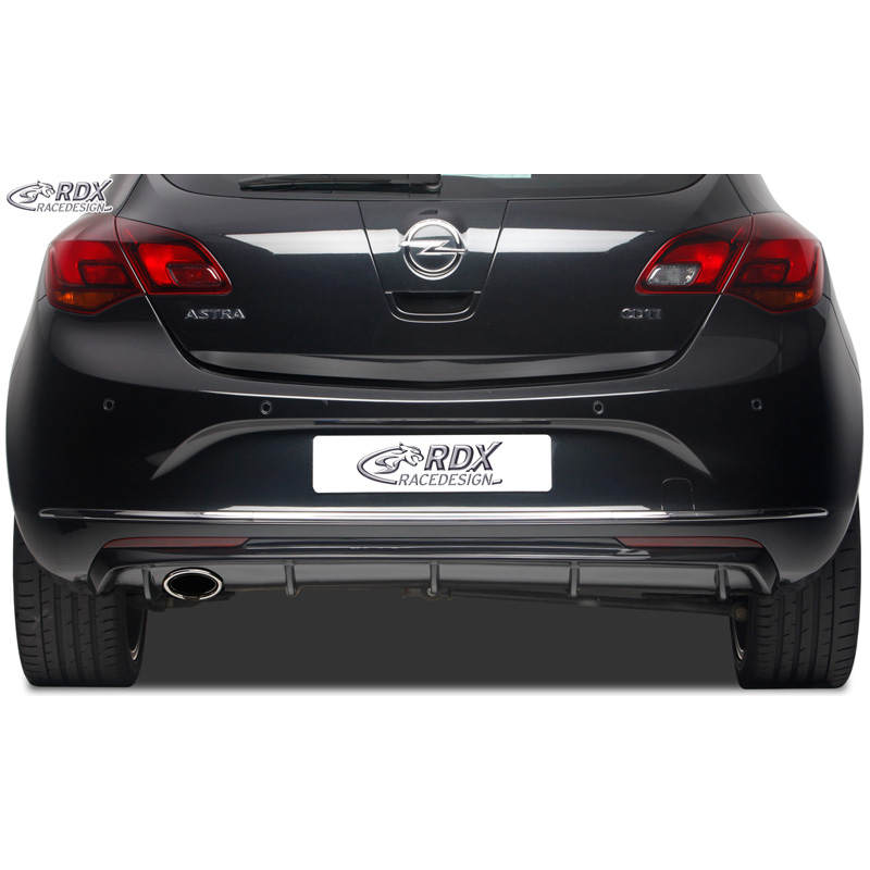 Achterskirt 'Diffusor'  Opel Astra J 5-deurs 2009-2015 excl. Sportstourer (PUR)