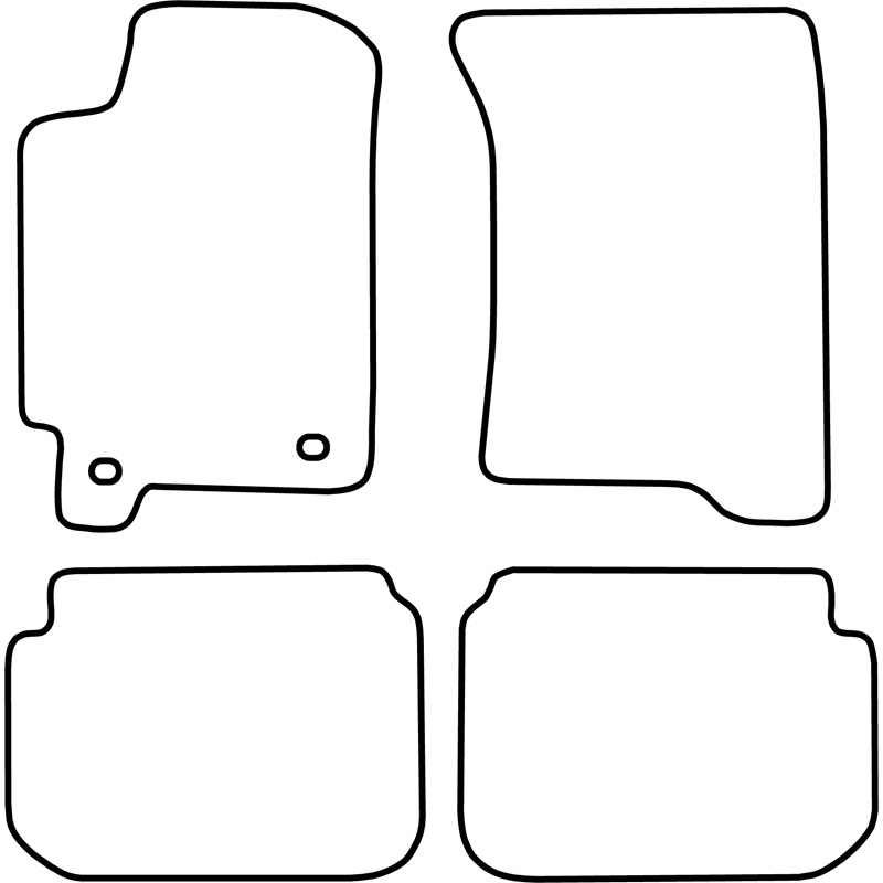 Automatten  Subaru Impreza 1993-2000 (type GL)