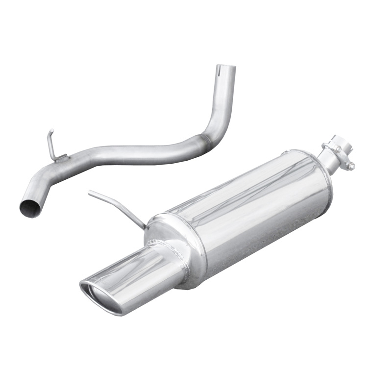 100% RVS Sportuitlaat  Volkswagen Golf IV 1.9 TDi (90pk) 1997- 120x80mm