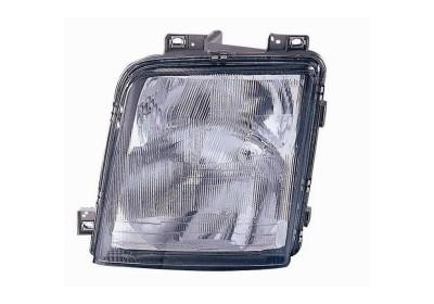 koplamp, H1+H1, elektr verstelb, links VW LT, 1996-2006