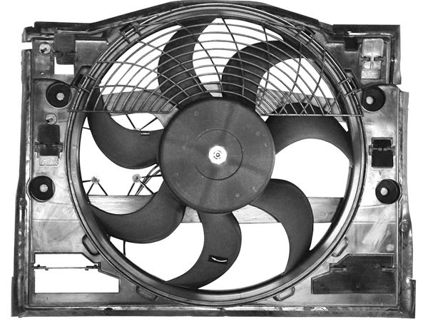 VOOR ZET FAN BMW E46 00-06 ALLE MODELLEN met AIRCO 270 WATT