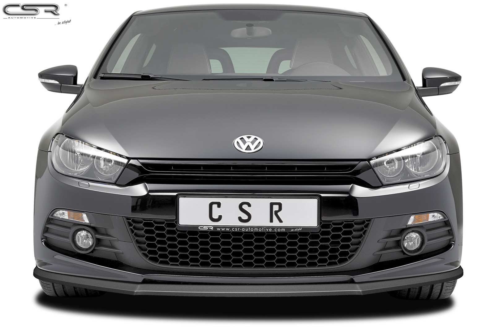 Voorspoiler Volkswagen Scirocco R-Line CSR Mat Zwart