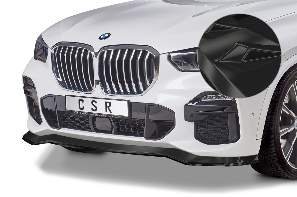 Voorspoiler BMW X5 G05 M-Pakket CSR Glans Zwart
