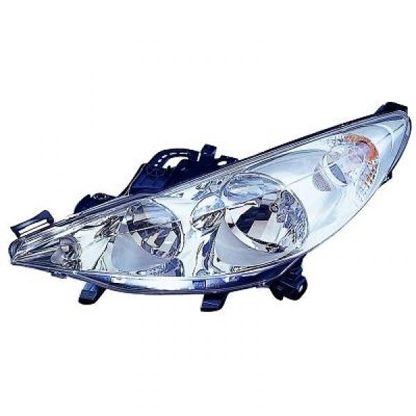 Koplamp rechts P 207 06.09 H7+H1