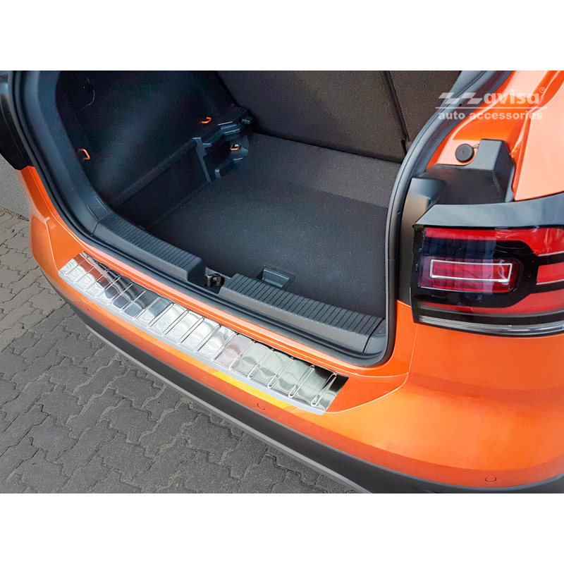 RVS Achterbumperprotector  Volkswagen T-Cross 2019-2024 & FL 2024- 'Ribs'