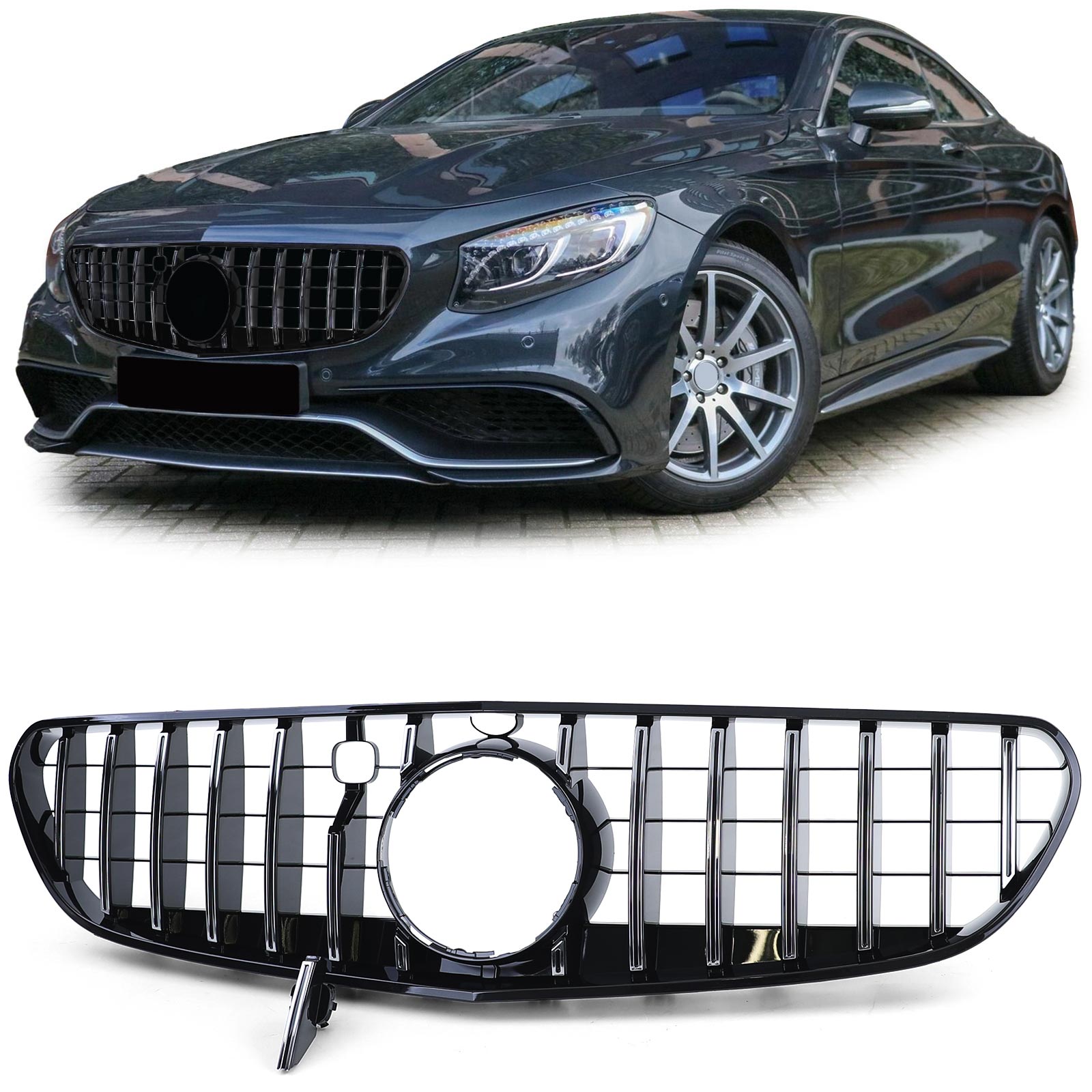 Grill Mercedes S Klasse C217 Coupe 14-20 GT Design Chroom