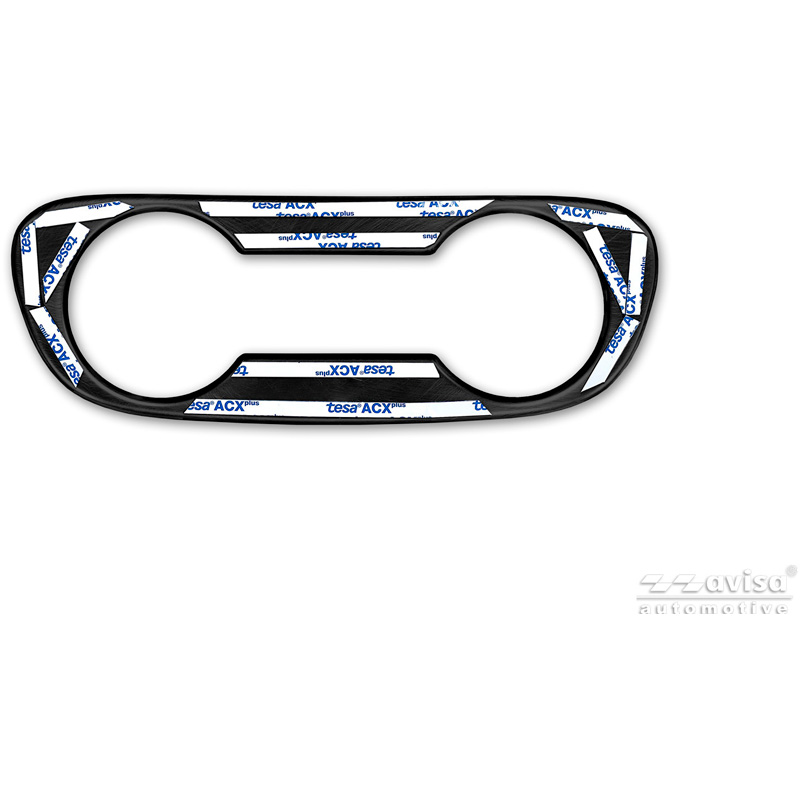 Avisa RVS bekerhouder afdekking  Mercedes Vito Tourer W447 Facelift 2024- - Zwart