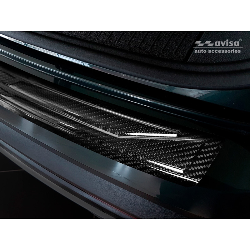 Echt 3D Carbon Achterbumperprotector  Seat Tarraco 2019-