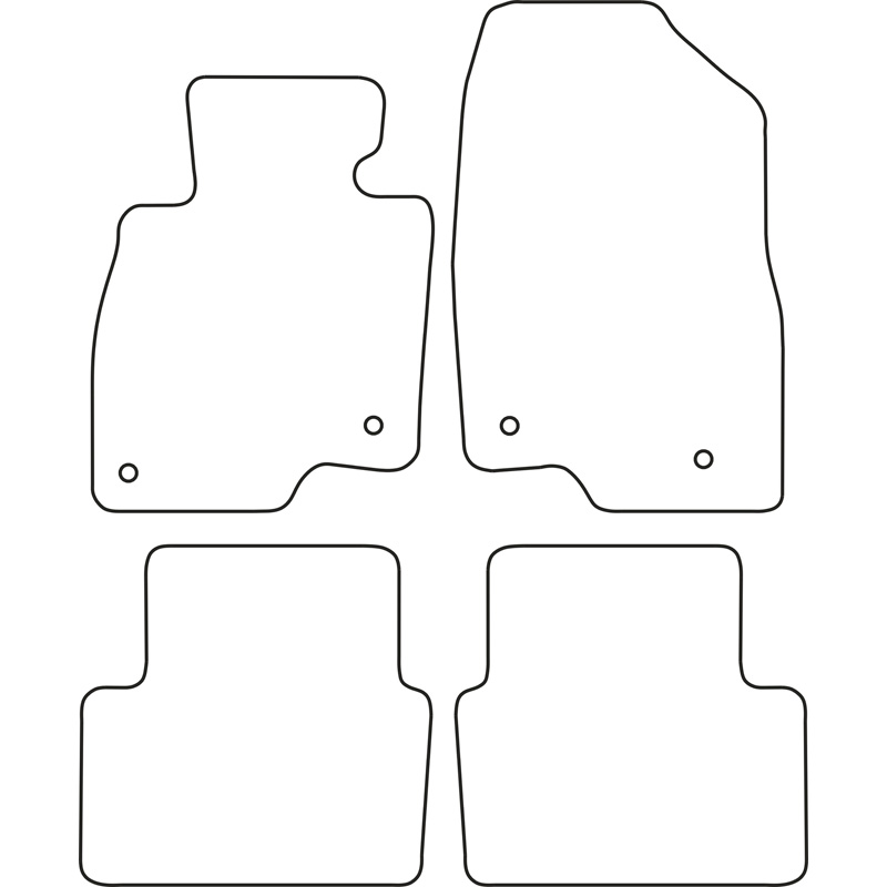Automatten  Mazda 3 2013-2018