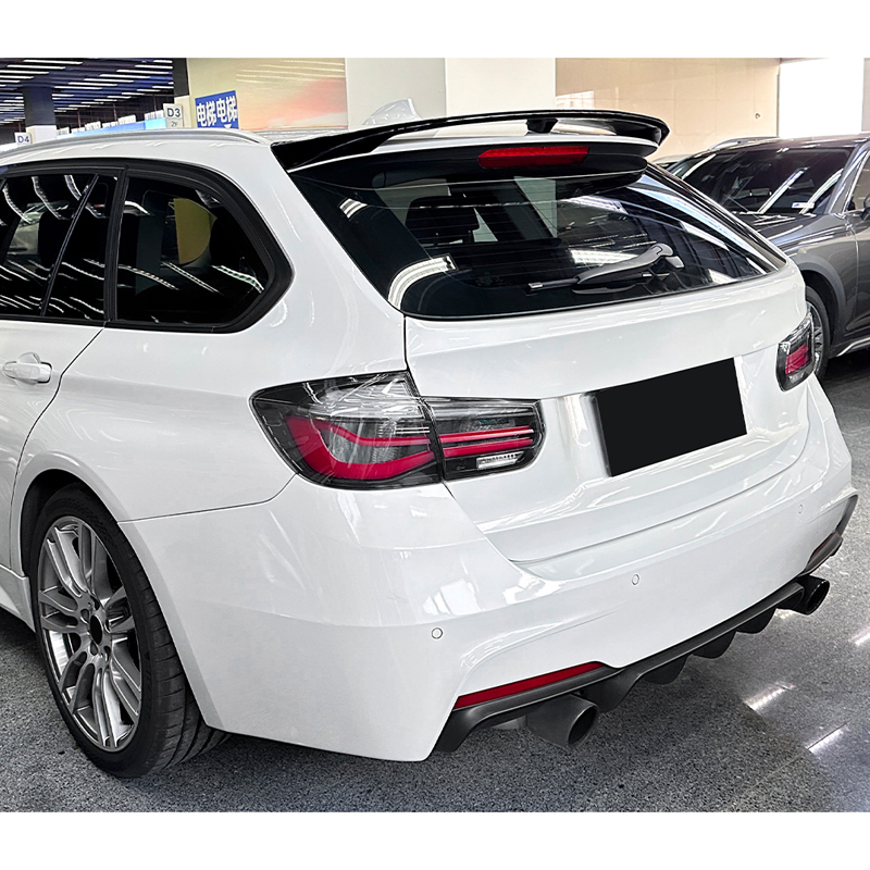 Dakspoiler (Spoiler Cap)  BMW 3-Serie F31 Touring 2012-2019 (ABS Glanzend zwart)