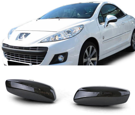 Zijknipperlichten Citroen C3, C4, C5, DS3, DS4 Dynamic LED black-chroom