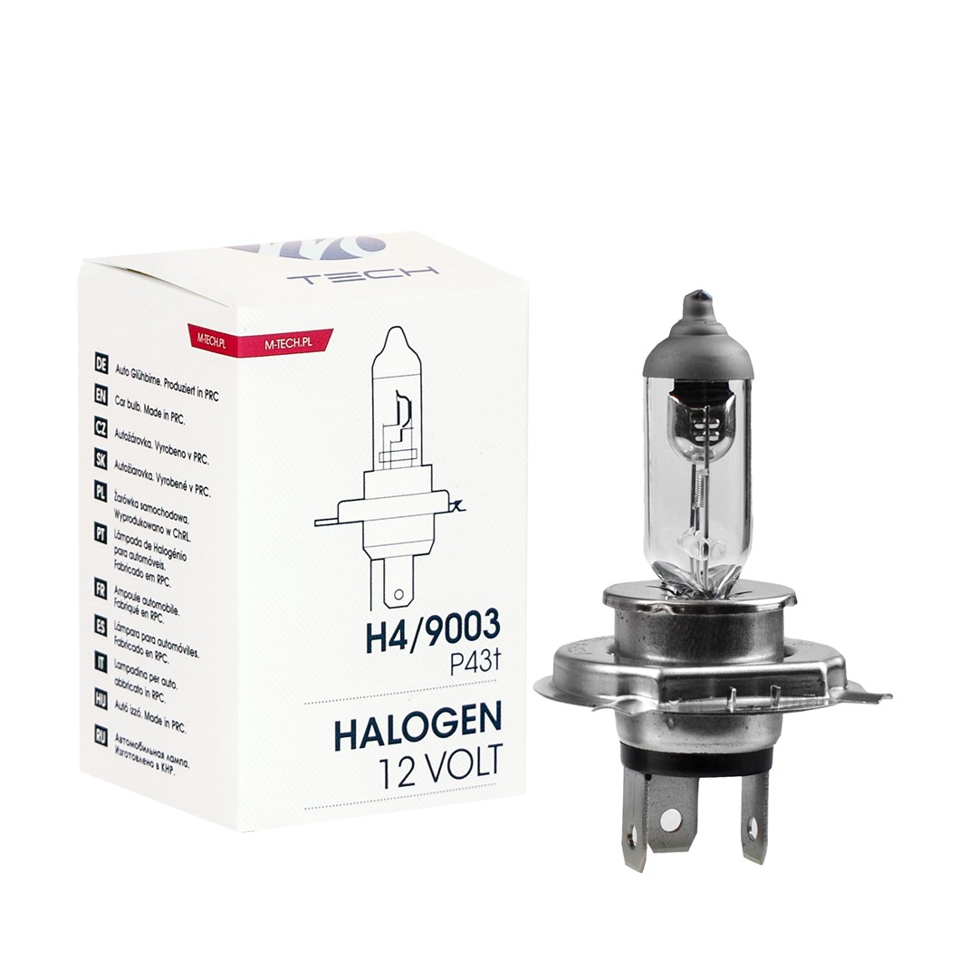 H4 Halogeen lamp M-tech 12V/60/55W
