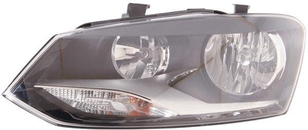Koplamp rechts POLO 6R 09-14 HELLA H7+H7