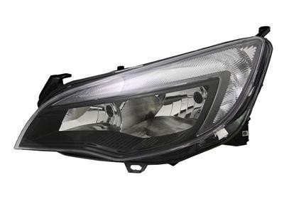 koplamp, H7+H7, elektr verstelb, incl stelmotortje, smoke, recht
