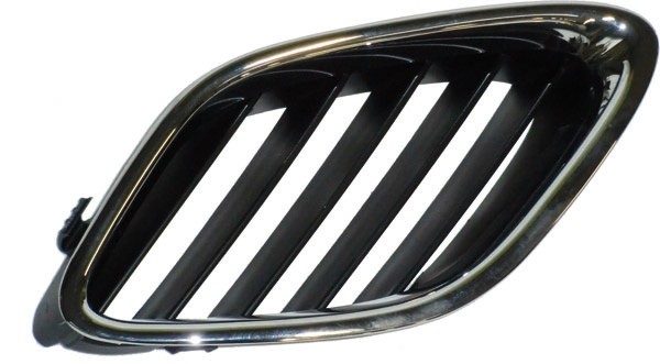 Radiator Grill rechts SAAB 9-3. 03-07 Chroom/ZWART