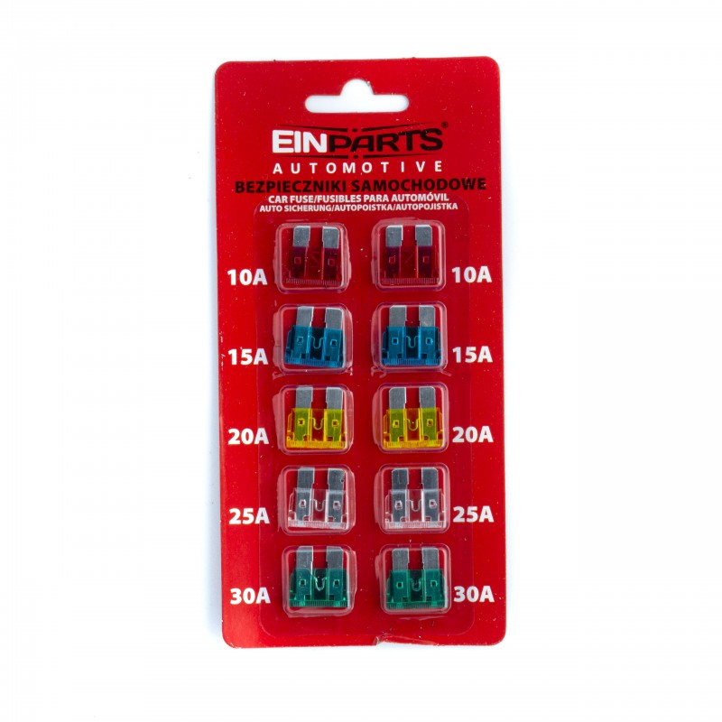 EPFUSE09 CAR FUSE SET STANDARD 10 PCS