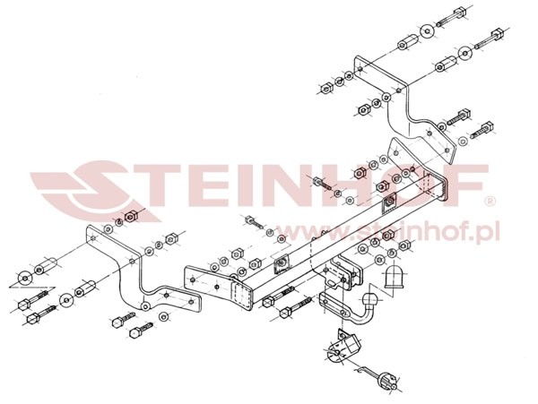 Trekhaak Peugeot Partner I 01/2003-....