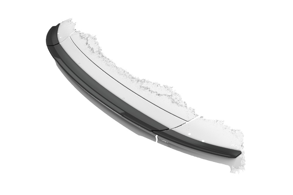 Achterklep Spoiler Audi R8 (4S) Spyder Glans Zwart