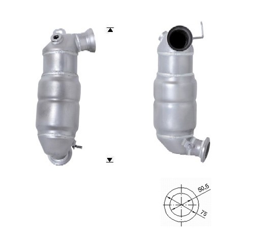 Smart FORFOUR 1.5TD CDI 1493 cc 50 Kw / 68 cv 639939 Magnaflow C