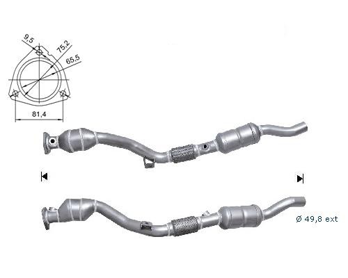 VW PASSAT 3B(G) 2.8i V6 30V 2771 cc 140 Kw / 190 cv BBG Magnaflo