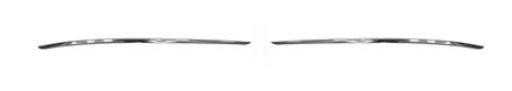voorbumperlijst, Elegance/Avantgarde, chroom, rechts Mercedes C
