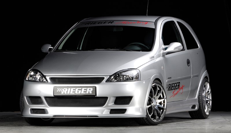 Voorbumper Opel Corsa C ook voor facelift Rieger