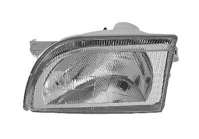 koplamp, H4, elektr verstelb, rechts, 09/1991-Ford Transit, 1986