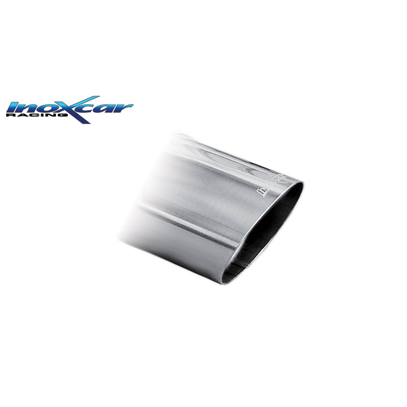100% RVS Sportuitlaat  Skoda Fabia NJ 1.2 TSI 90/110pk 2014- 1x102mm Racing