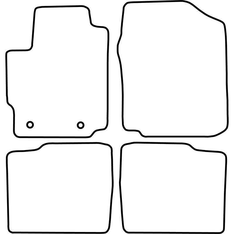 Automatten Velours  Daihatsu Materia 2006-2011