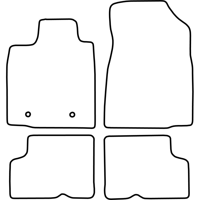 Automatten  Dacia Sandero 2008-2012