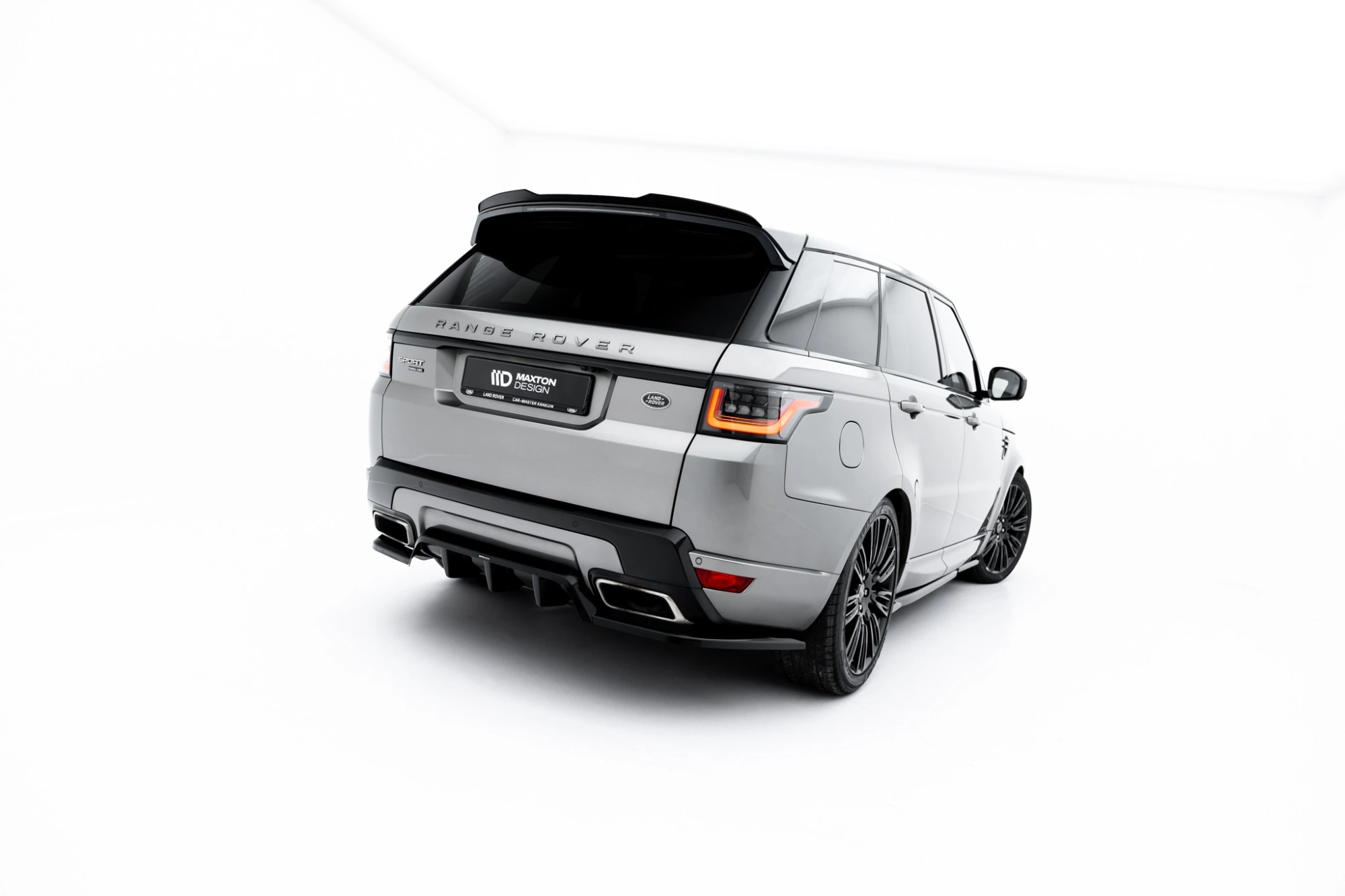 Achter Diffuser Land Rover Range Rover Sport MK2 Maxton Glanzend zwart