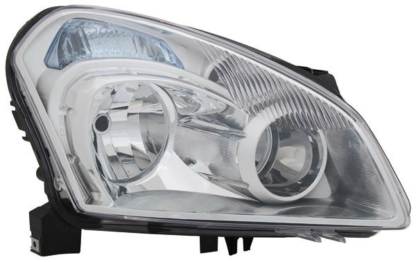Koplamp rechts QASHQAI 07-04/10 H7+H7
